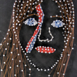 Fadenwicklung: Gesicht