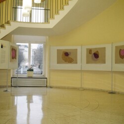 Pressefoto von der Ausstellung "Zukunftsträume" im Neuen Schloss in Stuttgart