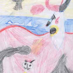 Miró: Zeichnen nach einer Vorlage