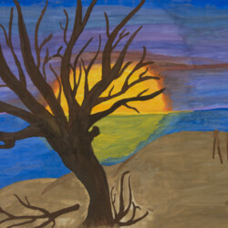 Landschaft nach einer Bildbeschreibung