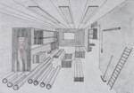 Zentralperspektive: Lagerraum
