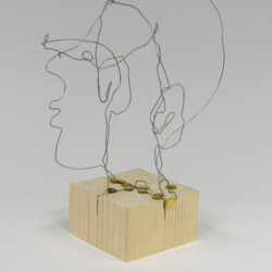 Drahtkopf aus einem Draht