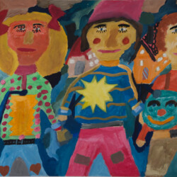 Kinder beim Laternenlauf