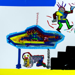 Komposition nach Keith Haring