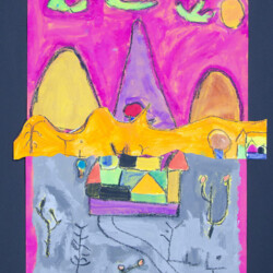 Parklandschaft nach Paul Klee