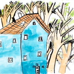 Zeichnung nach Handyfoto