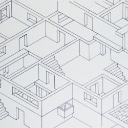 Grundriss-Schrägbild: Labyrinth