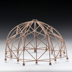 Überdachung in Skelettbauweise