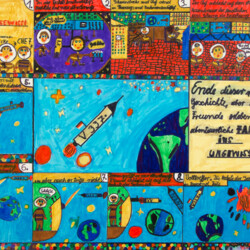 Bildergeschichte: Flug ins All