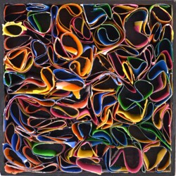 Klangfarben-Farbklänge Labyrinth entsteht