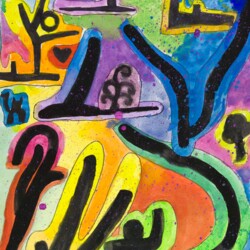 Parklandschaft nach Paul Klee