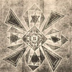 Kartondruck - Geometrische Formen