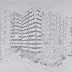 Perspektive mit 2 Fluchtpunkten: Natur und Kultur