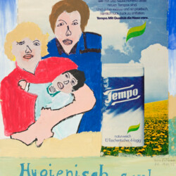 Visuelle Kommunikation - Glückliche Familie in der Werbung