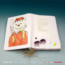 2008 Schulkunst-Kalender Spuren