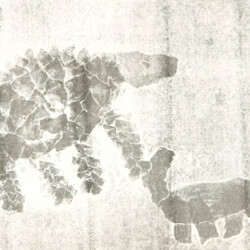 Papierdruck - Schuppentiere