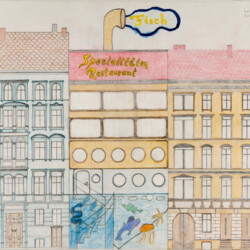 Gebäudefassaden: Häuserzeile