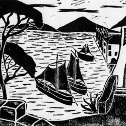 Segelschiffe im Hafen