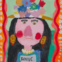 Porträt im Bilderrrahmen