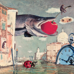 Surrealistische Stadt