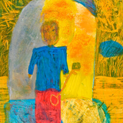 Märchenfigur im Rampenlicht