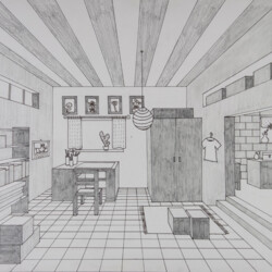 Zentralperspektive: Zimmer