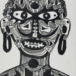 Exotischer Ureinwohner