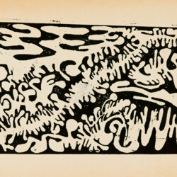 Flächengestaltung, Weißlinienschnitt