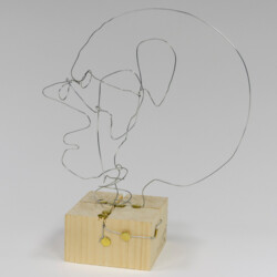 Drahtkopf aus einem Draht