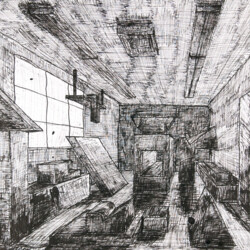 Zentralperpektive: Lagerraum