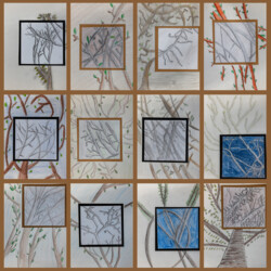 Zeitsprünge: Ein Baum im Winter und wie es weitergeht