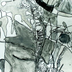 Schattenzeichnung: Pflanzen