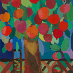 Jahreszeit Sommer: Apfelbaum