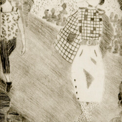 Personen im Scheinwerferlicht