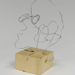 Drahtkopf aus einem Draht