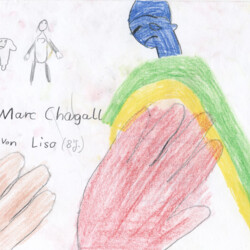 Chagall: Zeichnen nach einer Vorlage