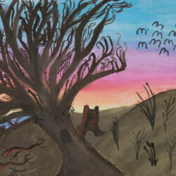 Landschaft nach einer Bildbeschreibung