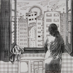 Dali: Blick aus dem Fenster