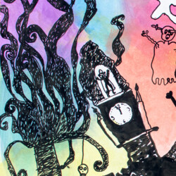 Gruselschloss um Mitternacht