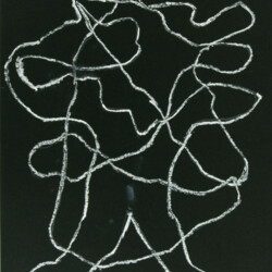 Eine Gestalt: Linienbild nach Paul Klee