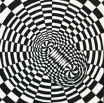 1991 Siebdruck Op Art