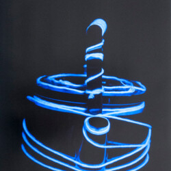 Raumzeichnung mit Schwarzlicht