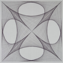 Geometrisches Ornament: "Spirograph"