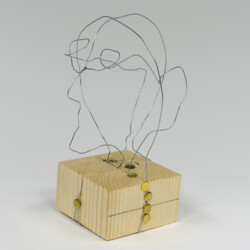 Drahtkopf aus einem Draht