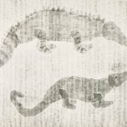 Papierdruck - Schuppentiere