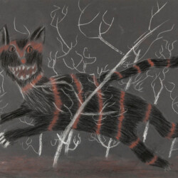 Tier: Katze auf der Pirsch