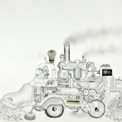 Fahrzeug: Alter Müllabfuhrwagen