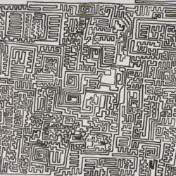 Abstraktes Labyrinth