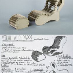 Design einer Sitzgelegenheit