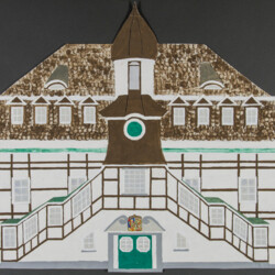 Historische Gebäudefassade: Gutshaus